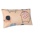 thumbnail image 2 of Easygdp Cute Ink Drawn Elephants Envelope Closure Pillowcase - 20x36in, Queen Pillowcase, Breathable, Stain-Resistant, Wrinkle-Free, 2 of 9