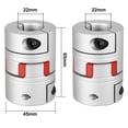 thumbnail image 2 of Shaft Coupling 22mm to 22mm Bore L65xD45 Flexible Coupler Joint for Servo Motor, 2 of 2