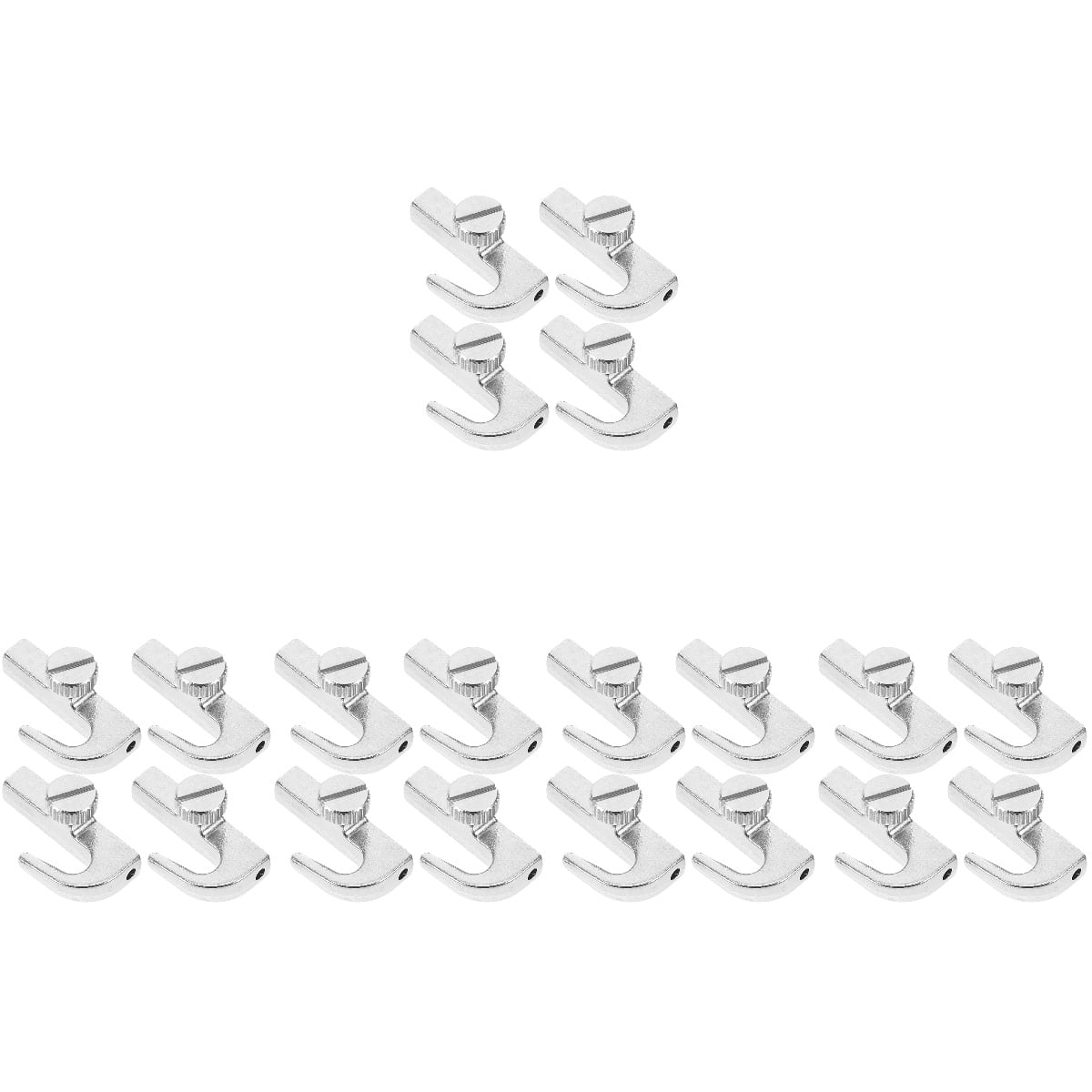 Worgeous 20 pcs  Picture Rail Hook Heavy Duty  Picture Hooks Picture Hanging Hooks For Hanging Pictures