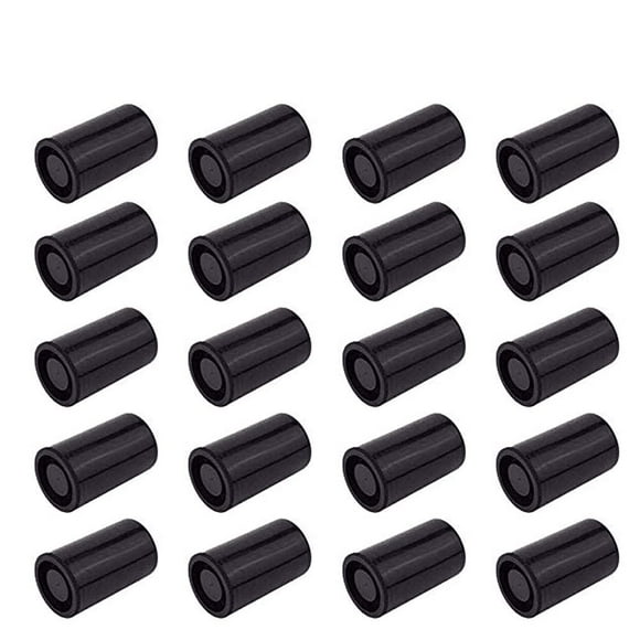 35mm Caliber Plastic Film Canisters -20pcs(Black )