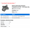 thumbnail image 2 of Balance Shaft Chain Tensioner - Compatible with 2007 - 2010 Saturn Sky 2008 2009, 2 of 2