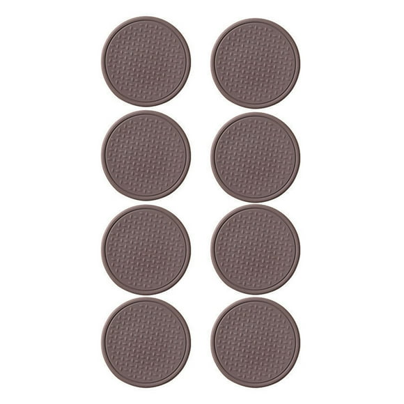 Shisuyan 8 Pcs Patins Antidérapants en Silicone pour Pieds de Meubles pour Planchers de Bois Franc