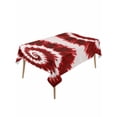 thumbnail image 2 of Red Ombre Tablecloth Rectangle Table Cloths 54x108, Waterproof Tablecloth Outdoor Table Cloth, Farmhouse Chic Tie Dye Abstract Retro Art Washable Table Cover for Kitchen Dinning Party, 2 of 8