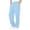 167#Sky Blue, variant on Work Pants for Men Solid Wide Leg Drawstring Elastic Waist Pant with Pocket | Outdoor Gym Hiking Sweatpant M