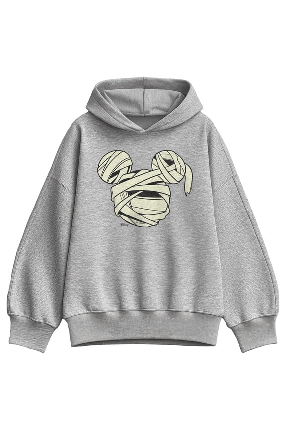 - Mummy Mickey Head - Women's Oversized Fleece Hoodie Sweatshirt