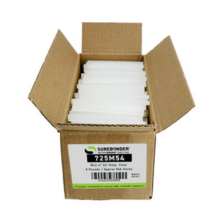 AdTech 4 5lb Box of Mini Size Multi-Temp Hot Glue Sticks, Clear 