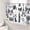 Black White, variant on Eiffel Tower Sheer Curtains 108 Inch Length 2 Panels Set for Living Room/Bedroom, Vintage France Romantic European Paris City Art Semi Curtain Sheers Rod Pocket Curtains Window Treatment 52''x108''x2