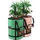 thumbnail image 1 of Paquete de 3 bolsas de plantación de 10 galones con ventana de cosecha - Bolsas de plantación de papas con asas - Macetas de tela acolchadas - Bolsas grandes para plantar en el jardín - Bolsas de pla, 1 of 5