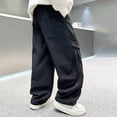 thumbnail image 6 of Boys Cargo Pants Outdoor Casual Utility Trousers Kids Fall Hiking Adventure Durable Bottoms Clothes, 6 of 7