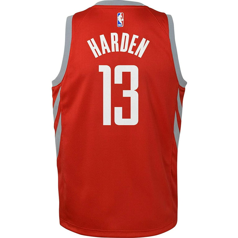 Outerstuff James Harden Houston Rockets #13 Youth 8-20 Blue City Edition  Swingman Jersey