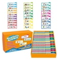 thumbnail image 2 of YWIYIUD 1 Set 6.69x9.84 Inch Practical Words Family Flip Books 30 Read and Rhyme Flip Books Suitable for Teens Classroom Homeschool Preschool and Learning Activity, 2 of 7