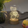 thumbnail image 2 of 3D Small Night Light Creative Small Table Lamp Bedroom, 2 of 7