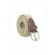 thumbnail image 1 of Cinturones trenzados elásticos de 2 paquetes para mujeres INSPIRE CHIC con hebilla de aleación color beige, 1 of 6