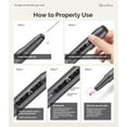 thumbnail image 7 of MelodySusie Cordless Portable Nail Drill, 25,000 RPM PC180G Rechargeable Nail E-file Kit, with Drill Bits & Sanding Bands, Black, 7 of 7