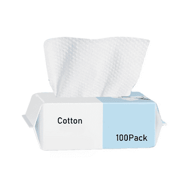 Acdanc 100 Pieces Disposable Face Towels,Thickened Cotton Face Towelettes Disposable,Convenient Face Towels for Skincare