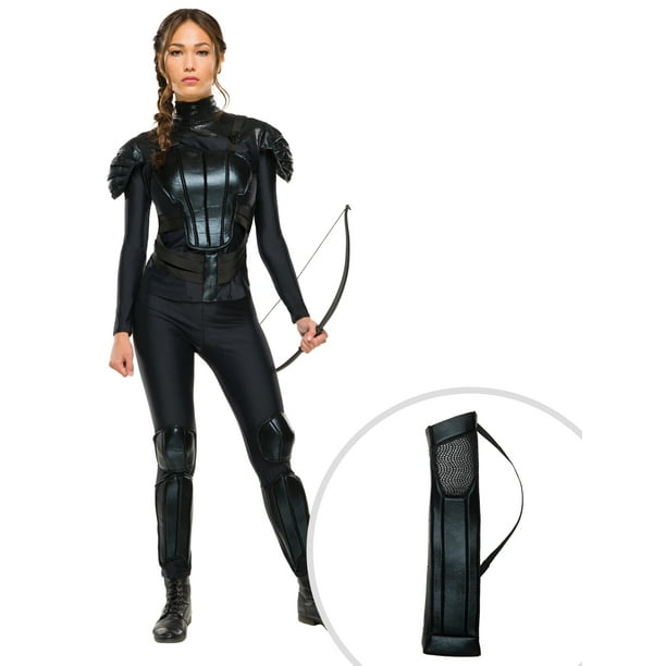 Mockingjay The Hunger Games Katniss Everdeen Adult Costume and The Hunger  Games Katniss Everdeen Quiver 