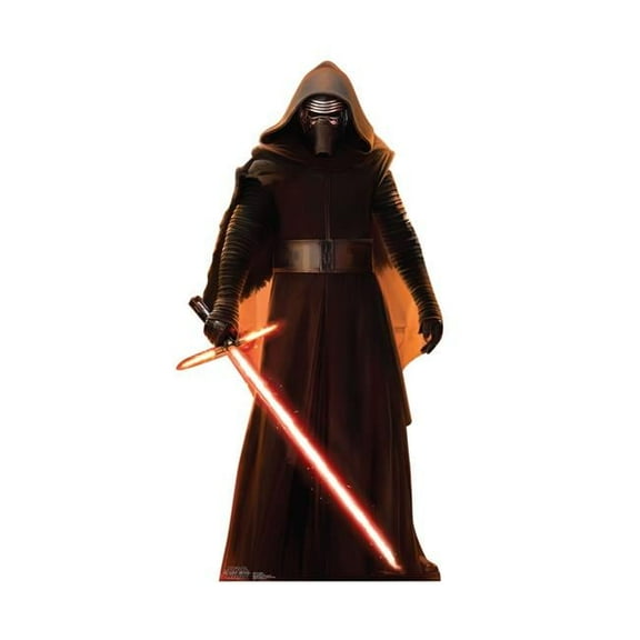 74 x 38 in. Kylo Ren - Star Wars VII - The Force Awakens Cardboard Standup