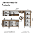 thumbnail image 3 of Madesa Armario Cocina Integral 293 cm Emilly Rustic 10, 3 of 10