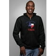 thumbnail image 2 of Old Glory Mens Don't Mess With Texas Full Zip Long Sleeve Graphic Hoodie, 2 of 6