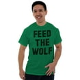 thumbnail image 5 of Feed The Wolf Sarcastic Hangry Gym Men's Graphic T Shirt Tees Brisco Brands S, 5 of 6