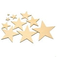 thumbnail image 5 of HORIALENCE 25Pcs Star Shape Wood for Diy Craft Projects and Scrapbooking Supplies in Khaki, 5 of 8
