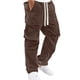 thumbnail image 1 of Pantalones cargo para hombre - Pantalones utilitarios para trabajo al aire libre - Poliéster, resistentes, múltiples bolsillos, tallas S-XXL, 1 of 5