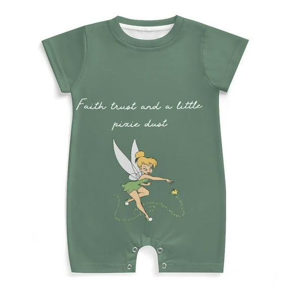 Tinker Bel Newborn Baby Romper Clothing Infant Summer Baby Climbing Clothes Outfit for Boys Girls