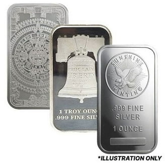 Pioneer Metals 10 oz Silver Bar, .999 Fine, Cast-Poured