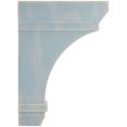 thumbnail image 3 of Ekena Millwork 2 1/4"W x 5"D x 7"H Stockport Wood Vintage Decor Bracket, Driftwood Blue, 3 of 6