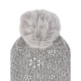 thumbnail image 4 of Madden NYC Women's Beanie and Winter Glove 2-Piece Set, Gray, 4 of 5