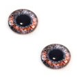 thumbnail image 6 of Red and Black Fantasy Glass Eyes, 6 of 8
