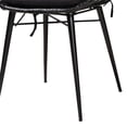 thumbnail image 5 of Baxton Studio Sabelle Bohemian Black Finished Rattan and Metal Dining Chair, 5 of 9