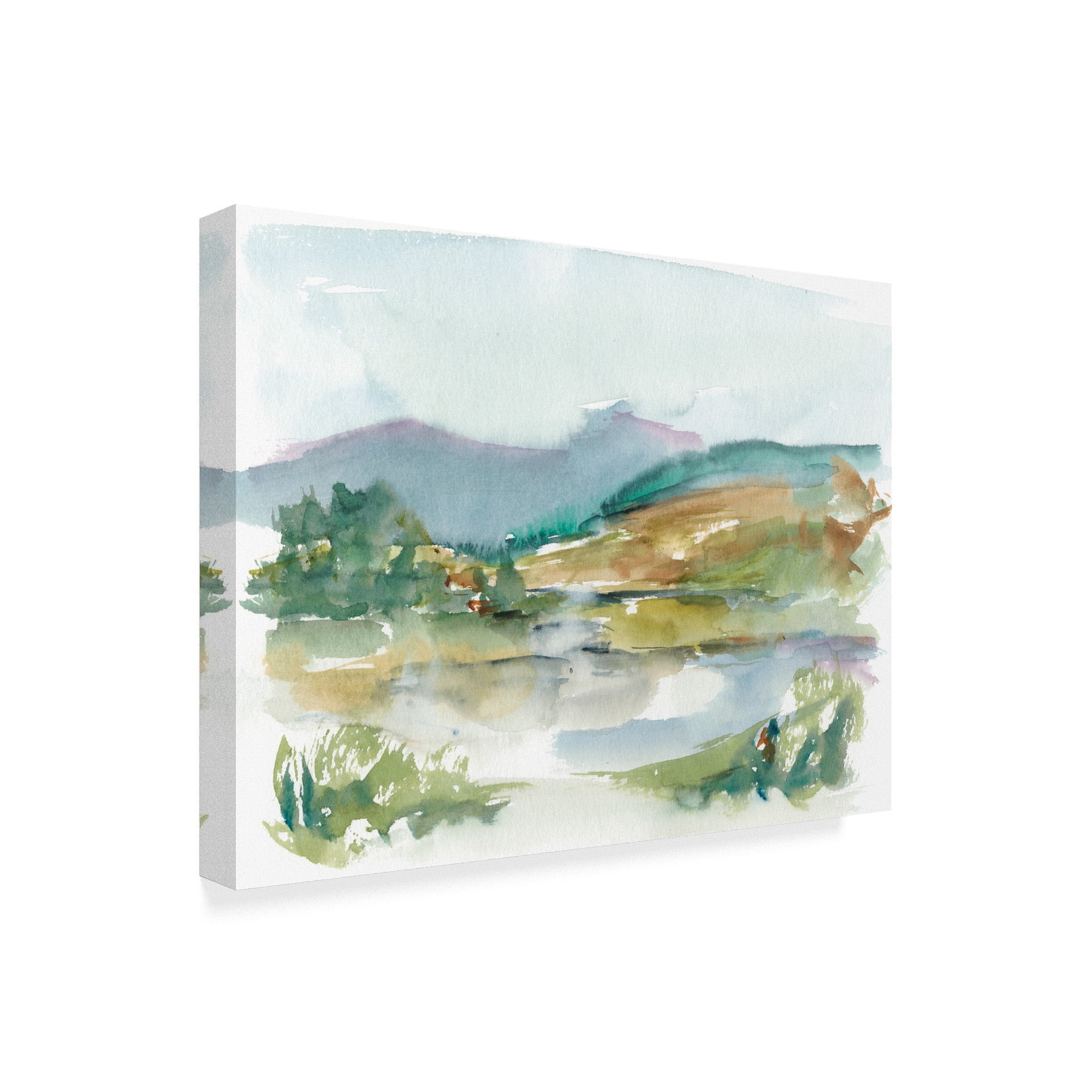 Trademark Fine Art 'Impressionist Watercolor II' Canvas Art by Ethan Harper