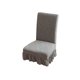 thumbnail image 1 of Cubierta de la Silla de la Mesa de Comedor Elástica, Cubierta de la Silla Doméstica Semicircular, Respaldo de Cojín, una Silla Universal, 1 of 6