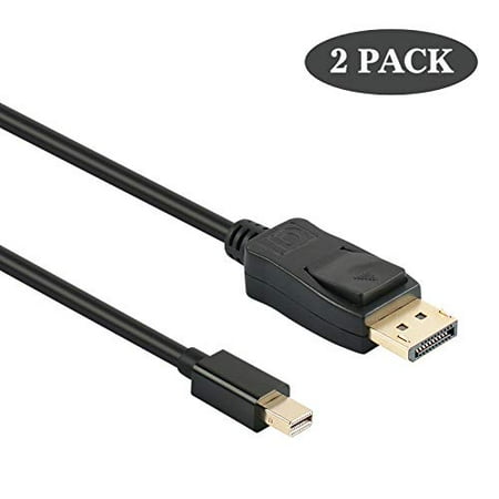 Mini Displayport To Displayport Cable Benfei 2 Pack Mini Dp Thunderbolt Compatible To Dp 6 Feet Cable Male To Male Gold Plated Cord Supports Supports 4k 60hz 2k 144hz Walmart Canada