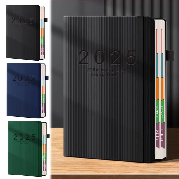 XWSHYW Muebles de Oficina para El Hogar. Agenda 2025 Nuevo Planificador Diario Gestión Del Tiempo Eficiencia Manual Cuaderno
