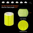 thumbnail image 3 of Uxcell Reflective Tape, 3 Pack 2 INx10 FT Waterproof Adhesive Safety Tape for Cars Trucks, Fluorescent Yellow, 3 of 6