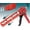 3- Mix Orange, variant on 2026 One-Touch Drip-Free Caulk Gun | Effortless & Professional Design with Heavy-Duty Metal Body, 18:1 Thrust Ratio | For 9, 10, 11 oz Silicone Tubes