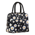 thumbnail image 1 of Yuarrent Fiambrera, bolsa con cremallera, tela impermeable, bolsas térmicas para alimentos, bolsa de almacenamiento de Picnic con aislamiento Kits de desorden para acampar Negro, 1 of 6