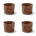 thumbnail image 4 of Cubierta de cuero Taza PU Taza Antideslizante Agua portátil para Senderismo Camping Café, 4 of 5