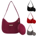 thumbnail image 4 of Women Denim Chain Strap Crossbody Bag Distressed Casual Shoulder Purse, 4 of 7