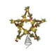 thumbnail image 2 of Iron Christmas Tree Topper Star with LED Lights, Wicker Fleecy Snowflake Design, Festive Holiday Home Decor for Indoor Xmas Party Decoration, 2 of 6