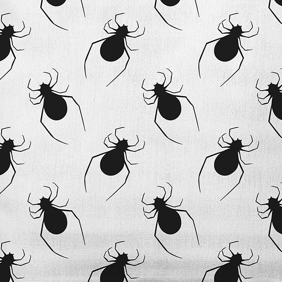 Simply Daisy 20" x 20" Spider Pattern Indoor/Outdoor Polyester Throw Pillow, White