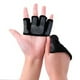 thumbnail image 5 of Guantes de entrenamiento Guantes de gimnasio para levantamiento de pesas Entrenamiento con pesas rusas Silicona Cuatro dedos Fitness Ejercicio Hombres y mujeres Negro, 5 of 5