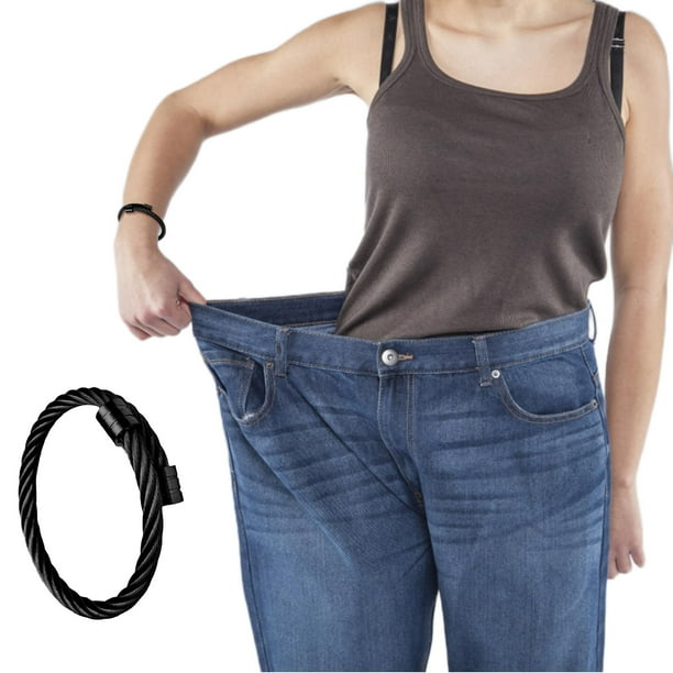 Pulsera de acero de aleación de titanio con detumescencia, pulsera abierta para hombres y mujeres.