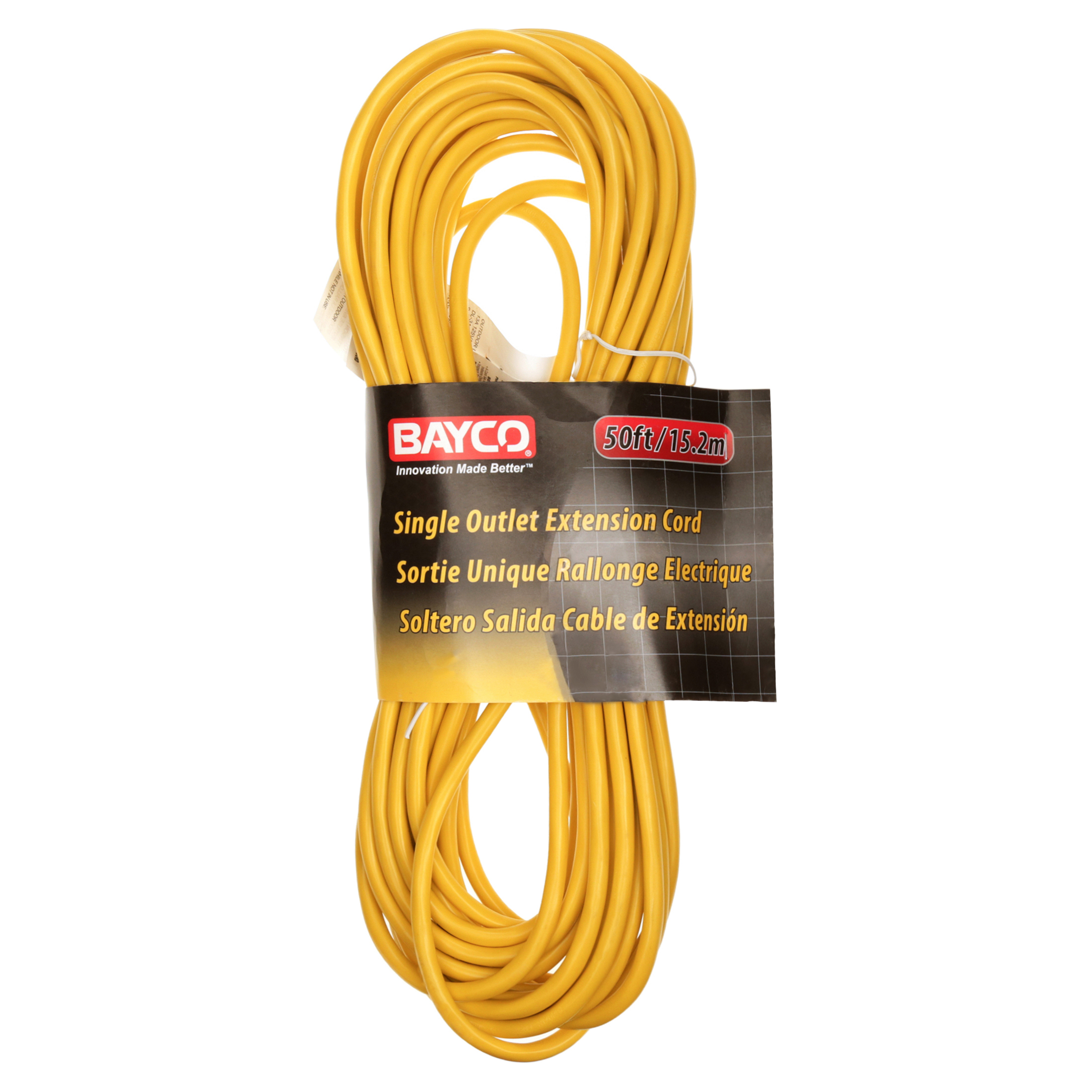 Bayco SL-750 50 ft. Extension Cord with Single Outlet 13 amp
