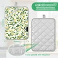 thumbnail image 6 of Yayeee Pot Holders Kitchen Heat Resistant with Pocket 7"x9.8" Cotton Oven Cooking Hot Pads, Olive Leaf, 6 of 7