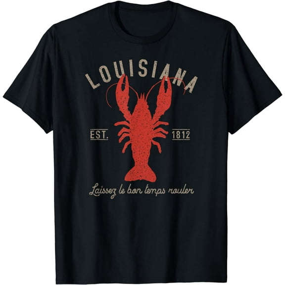 Louisiana Crawfish T Shirt Laissez le bon temps rouler T-Shirt
