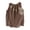 Khaki, variant on BLCHUNen Linen Tank Tops for Women Chest Pleated Sleeveless Crew Neck Casual Lightweight Loose Summer Beach Shirts