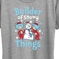 thumbnail image 3 of Cat in the Hat - Builder Of Snowy Things - Women's Short Sleeve Graphic T-Shirt, 3 of 5